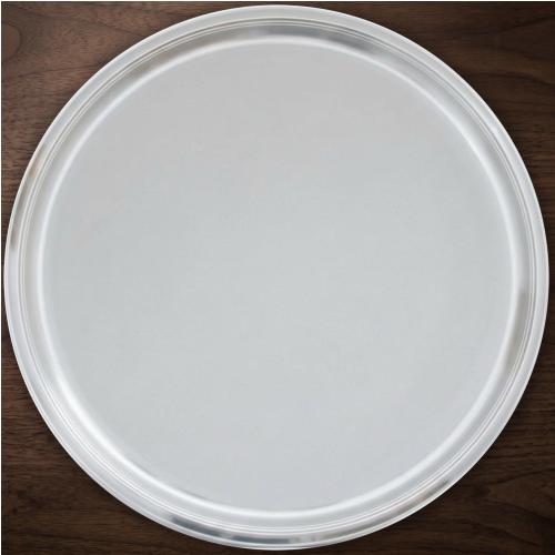 Zinntablett 40cm Kristall